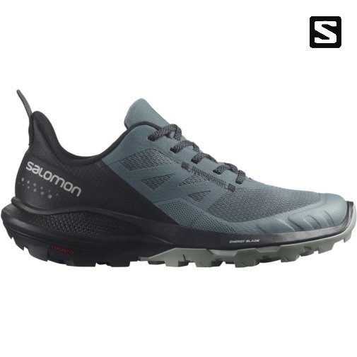 Black / Turquoise Salomon Outpulse Women's Hiking Shoes | PH 69073C